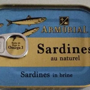 Sardines au naturel