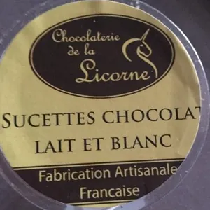 Sucettes chocolats