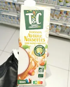 Boisson avoine noisettes sans sucres ajoutés