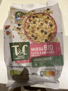 Muselière bio cassis et amandes