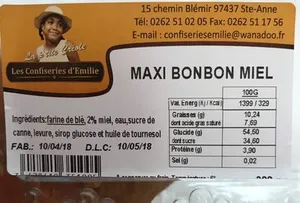 Maxi bonbon miel