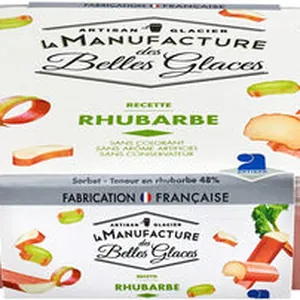 Sorbet à la rhubarbe