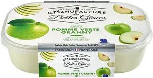 Sorbet plein fruit à la pomme verte Granny