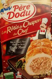 Rôti de Chapon farci au jus de truffe noire