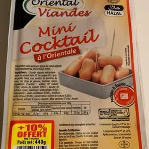 Mini Cocktail à l'Orientale