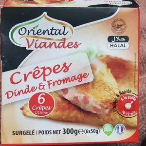 Crêpes dinde & fromage