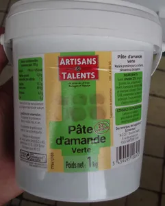 Pâte d'amande verte