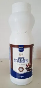 Sauce pour glaces et desserts.