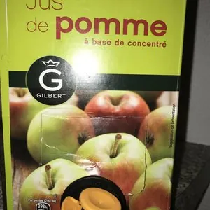 Jus de pomme à base de concentré
