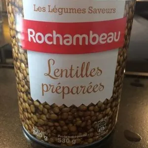 Lentilles preparees