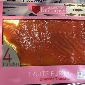 Truite fumee grandes tranches