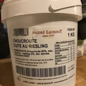 Choucroute cuite au Riesling