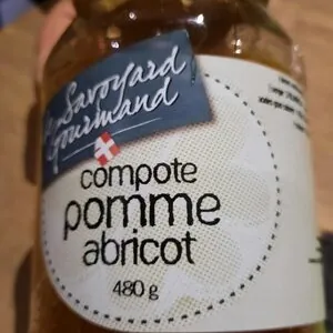 Compote pomme abricot