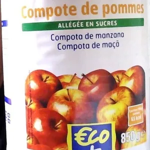 Compote de pommes allégée en sucre
