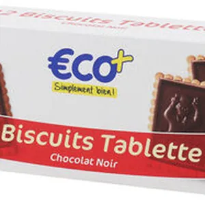 Biscuit tablette chocolat noir