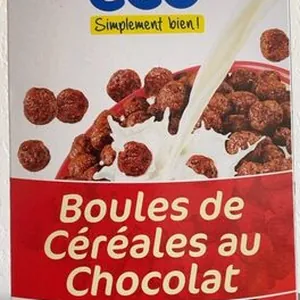 Boules de céréales au chocolat