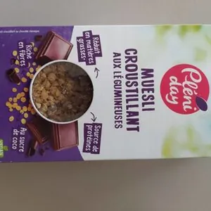 Müesli croustillant aux légumineuses