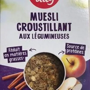 Muesli croustillant aux legumineuses
