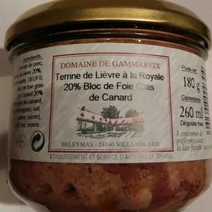 Terrine de Lièvre à la Royale