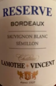 Bordeau Lamothe-Vincent