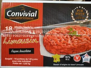 18 Steack hachés pur boeuf