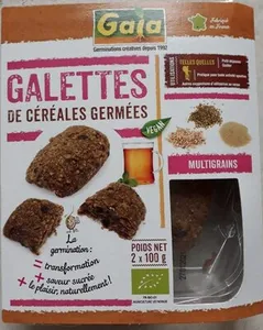 Galettes de céréales germées - multigrains