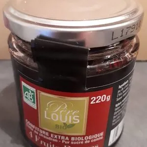 Confiture 4 fruits rouges