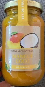 Préparation de fruits Mangue/Coco