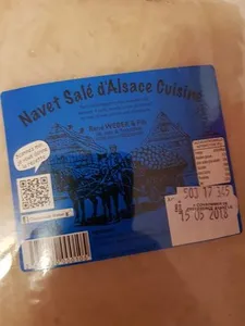 Navet salé d'Alsace cuisiné