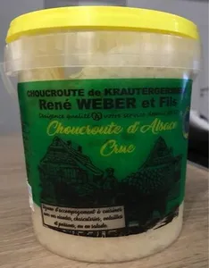 Choucroute d'alsace crue