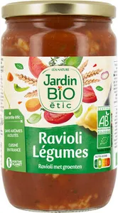 Pâtes farcies aux légumes à la sauce tomate bio