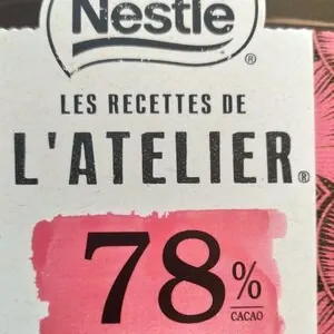 Les recettes de l'Atelier - 78% cacao - Équateur