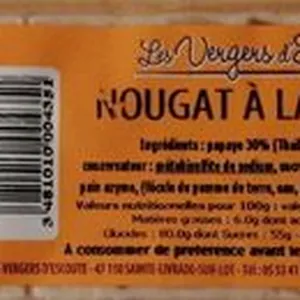 Nougat à la papaye