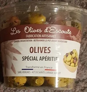 olives spéciales apperitifs