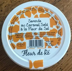 Semoule au Caramel Salé à la Fleur de Sel