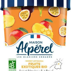 Sorbet artisanal fruits exotiques