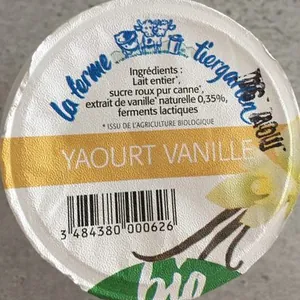 Yaourt vanille
