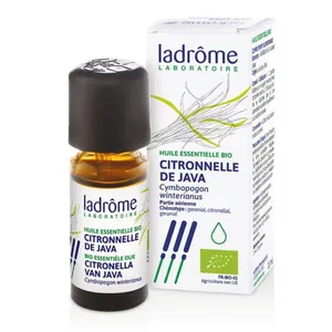 Ladrôme Ekologisk Java Citrongräs eterisk olja 10ml