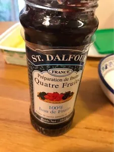 Préparation de fruits Quatre fruits