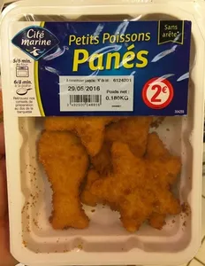 Petits poissons panés