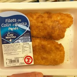 Filets de Colin d'Alaska Panés