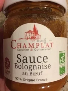 Sauce Bolognaise Au Boeuf (25%)