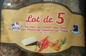 Saucisses sèches le porc français