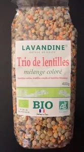 Trio lentilles bio
