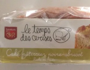 Cake pâtissier poire-abricot