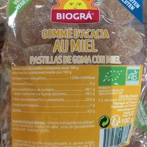 Gomme d’acacia au miel