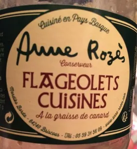Flageolets cuisinés à la graisse de canard