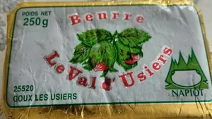 Beurre Le val d'usiers