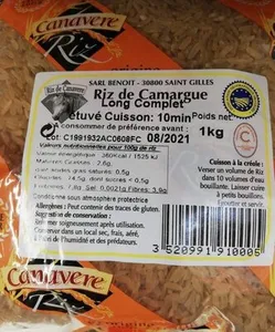 Riz de camargue long complet