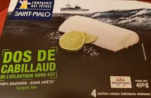 Dos de cabillaud de l atlantique nord-est
